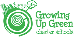 Growing Up Green Charter Schools logo