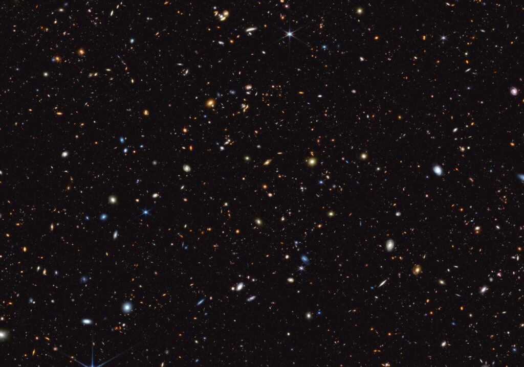 James Webb Space Telescope image of GOODS-South (Great Observatories Origins Deep Survey-South)